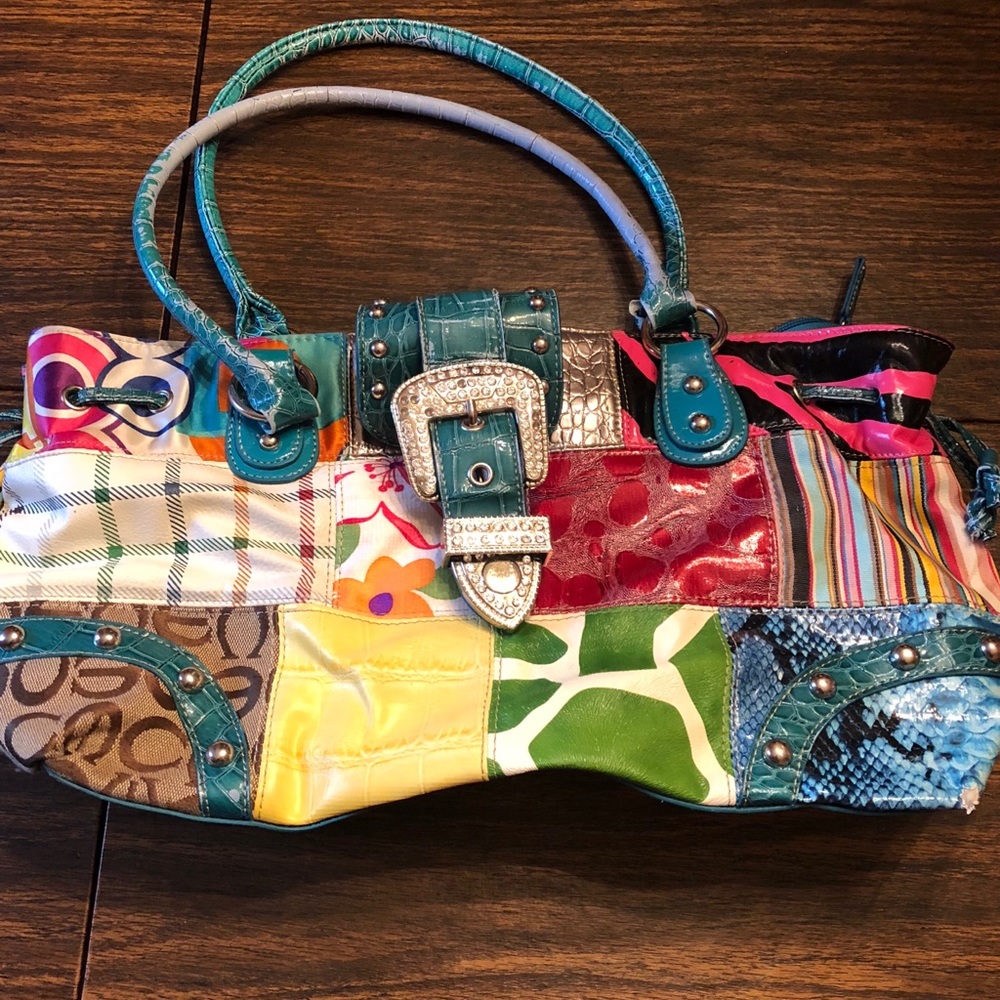 Colorful Patchwork Purse